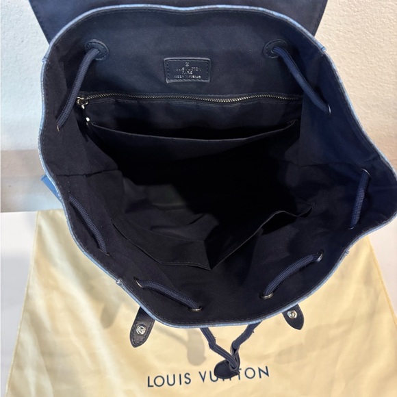 Blue Monogram Backpack - Picture 10 of 13